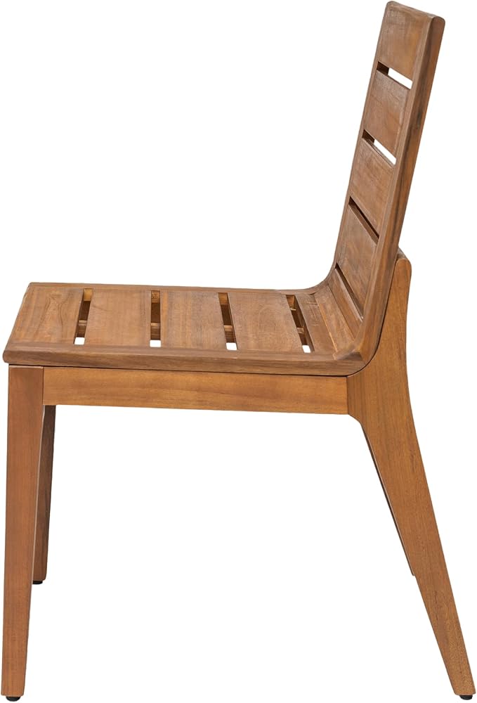 Christopher Knight Home 7 Piece Outdoor Dining Set, 71" Acacia Wood Patio Table with 6 Wooden Chairs, Teak Finish Solid Wood Dining Table Set for Backyard Garden Porch Deck