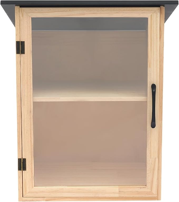 Solid Wood Blessing Box for Community Sharing, Schools (15.74"×11"×22.44")