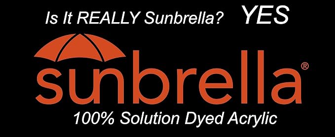 DuraWeather Poly Sunbrella® Fabric Water Repellent All-Weather Pillow with Velcro Ties (Gateway Mist (#58039-0000))