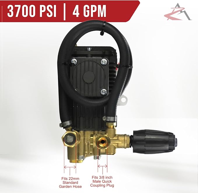 The ROP Shop OEM Annovi Reverberi Pump & VRT3 Unloader for Pressure Washer fits Northstar 15781520