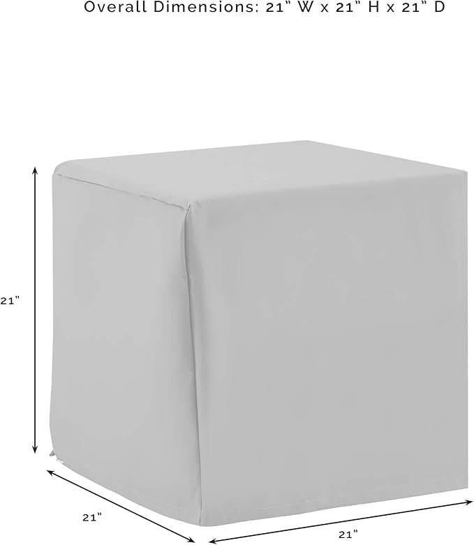 Crosley Furniture Patio Furniture Covers, Waterproof 5-Piece Cover Set for Outdoor Loveseat, Chairs, Tables, Gray