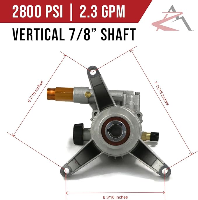 The ROP Shop | Pressure Washer Pump Assembly for Annovi Reverberi NZMQC5P-030, NZMQC5P030 Water