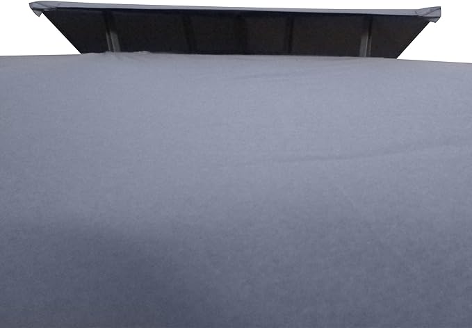 Outsunny 10' x 13' Patio Gazebo, Double Roof Outdoor Gazebo Canopy Shelter with Screen Decorate Corner Frame, for Garden, Lawn, Backyard and Deck, Gray