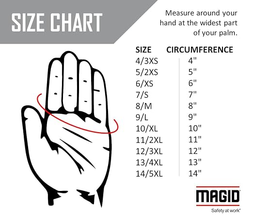 MAGID TRX743 ANSI A6 Cut-Resistant Windstorm Series® Hi-Vis Impact Gloves, 36 Pairs, Size 11/XXL