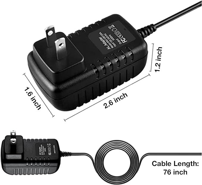 AC Adapter for Black & Decker 12Volt 90517269 B&D Cordless Grass Trimmer Charger