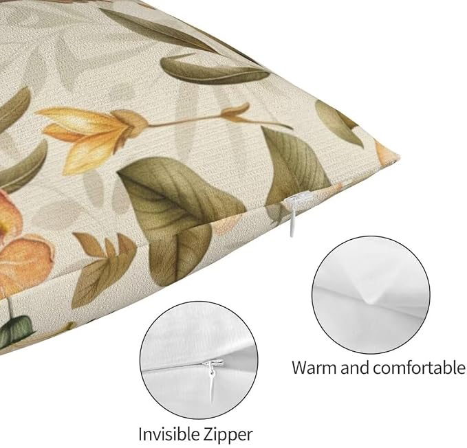 Throw Pillow Covers 24x35 Inch Pillow Covers Set of 2 Couch Pillows for Living Room, Bird Throw Pillows, Soft Accent Pillows Rectangular Decorative Pillows for Bed Sofa Farmhouse Decor, Summer J448