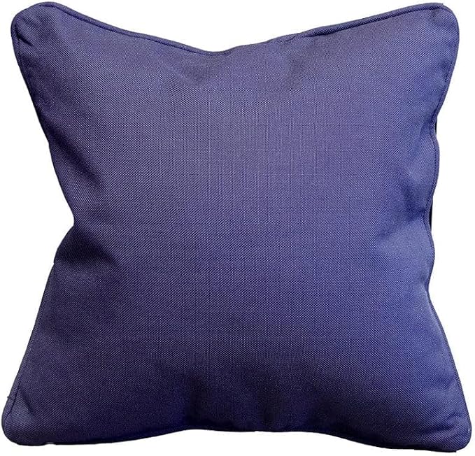 East Green 16 x 16 Waterproof Outdoor Pillow with Insert, Navy - Premium Olefin Outdoor Accent Pillow for Patio Furniture