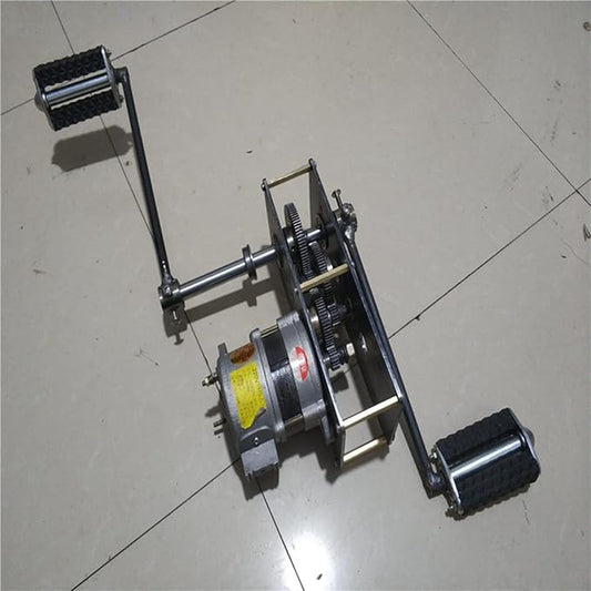 14V 28V Pure Copper Coil Generator 2000W 220v 800W Hand Generator Gearbox AC Permanent Magnet Brushless High Power Pedal Generator (Color : 800W 220V)