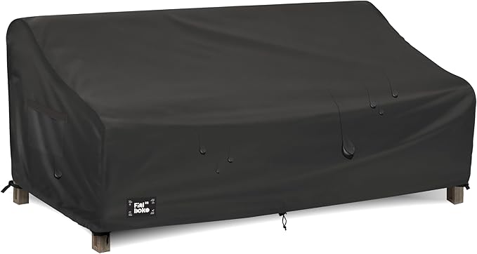 3-Seater Outdoor Couch Cover,93Wx40Dx35H Inches Patio Furniture Covers, Heavy Duty Cover for Outdoor Furniture Covers Waterproof, Black