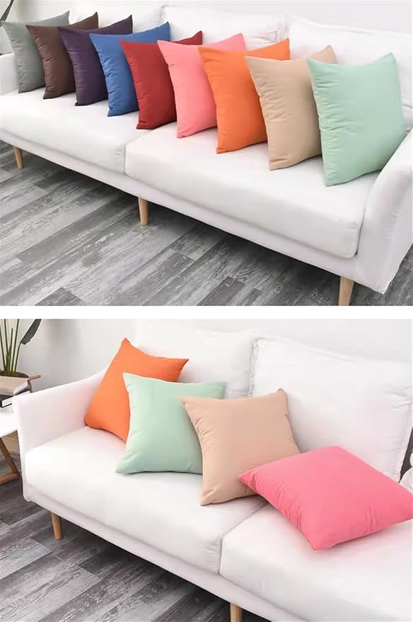 Pack of 2 Outdoor Waterproof Pillow Covers Decorative Throw Pillow Covers Furniture Cushion Cases Spring for Chair Patio Garden Couch Tent Balcony Sofa, Green, 12"x20"
