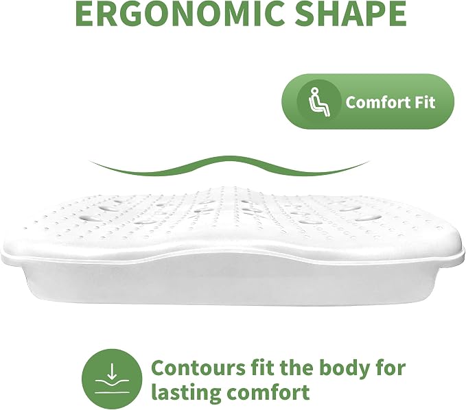 Poolside Seat Cushion, Pool Seat for Edge of Pool, Portable Outdoor Chair Mat with Carry Bag, Non-Slip & Quick-Drain for Swimming Pool, Patio, Deck, Hot Tub Bench (White, 2 PC)