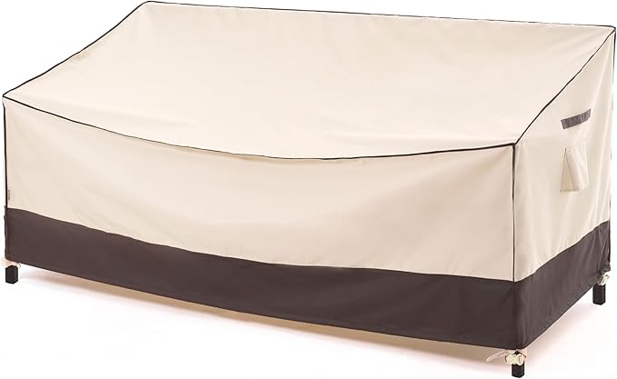 F&J Outdoors Patio Furniture Covers X-Large 3-Seater Waterproof Outdoor Sofa Cover, 92" W x 42" D x 42" H