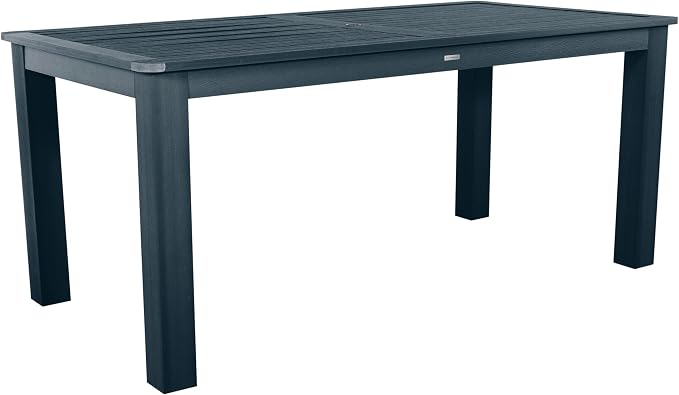 Highwood AD-ST7WL2CO5BA-FBE Weatherly 7pc Rectangular Counter Height Dining Set 84" x 42", Federal Blue