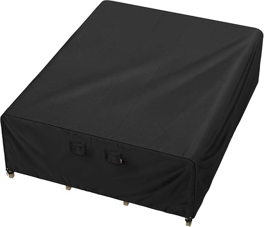 iBirdie Outdoor Patio Furniture Set Covers 180 x 96 inch Waterproof Weatherproof Rectangular Cover, Heavy Duty 600D for Outside Extra Large Dining Table and Chairs