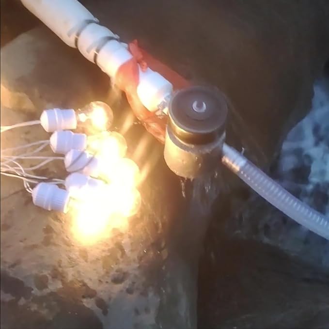 1000W 220V Micro Hydro Water Turbine Generator Portable Hydroelectric Generators 3500RPM Piped AC Hydro Generator, Aluminum Alloy Shell Pure Copper Core Generator for Outdoor,1kw,220V