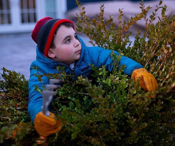 G & F Products JustForKids Kids Garden & Work Gloves for Boys & Girls, Durable Gloves for Gardening, Yard Work & DIY