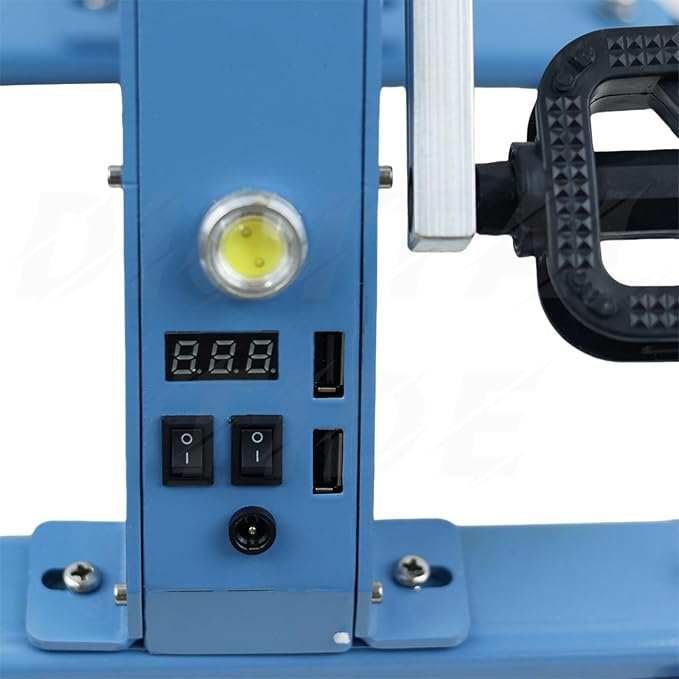 Portable Foot Pedal Generator, 50W/100W Hand Crank Generators with USB Interface/DC1-35V Output Fitness Bicycle Generator Charger