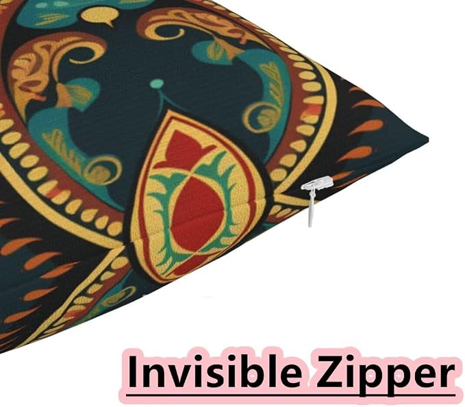 Outdoor Pillows Waterproof Set of 2 Outdoor Pillow Covers 16x24 Inch, Dark Throw Pillows Boho Pillow Covers, Summer Garden Decorative Pillows Outdoor Pillows for Patio Furniture Car Home Decor -hs492