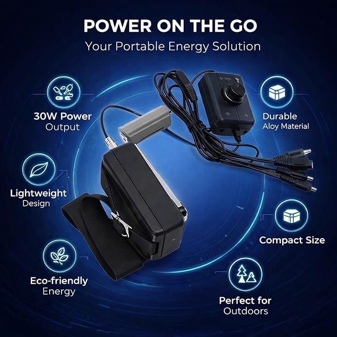 Hand Crank Generator Portable 30W Small Black Alloy Emergency Charger - High Efficiency, Shockproof, Ideal for Outdoor Use