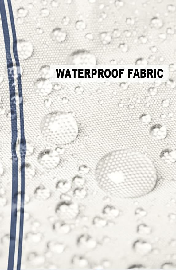 Outdoor Waterproof Pillow Covers for Patio Furniture Blue Ticking Vertically Stripe Decorative Throw Pillow Cover Simple Style White Pillowcases Set of 2 Cushion Case for Sofa Couch Chair 20 x 12 In