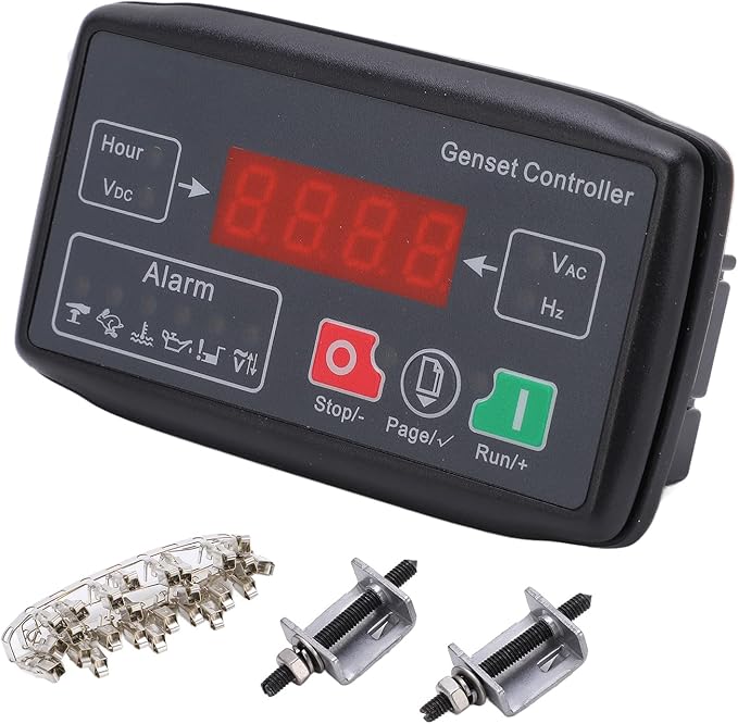 MGC100 Generator Set Controller – Auto Start Stop Genset Controller for Small Gasoline Generator Sets