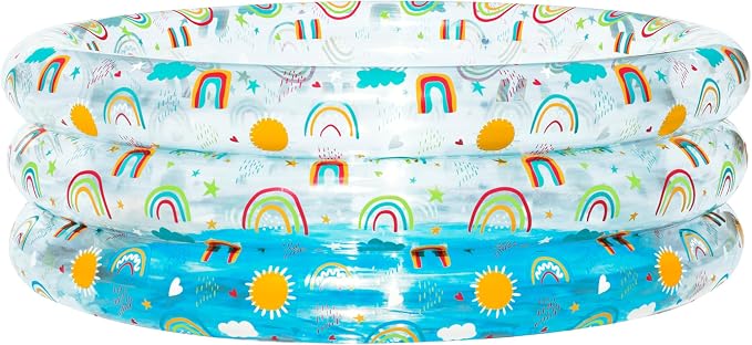 Bestway | Rainbow Inlatable Kids Play Pool, Swimming Pool Toys, Water Pool Toys, Inflatable Baby, Kids Pool for Outdoors