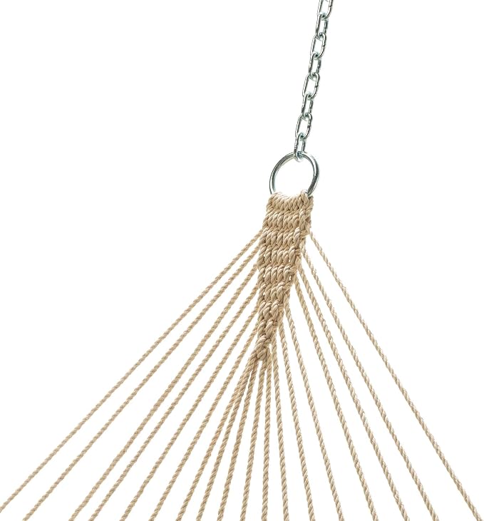 Castaway Living Large Tropical Print Quick-Dry Polyester Hammock – 12 ft. x 55 in., 350 lb Capacity, Free Extension Chains & Tree Hooks – Ideal for Poolside, Beach & Backyard Use