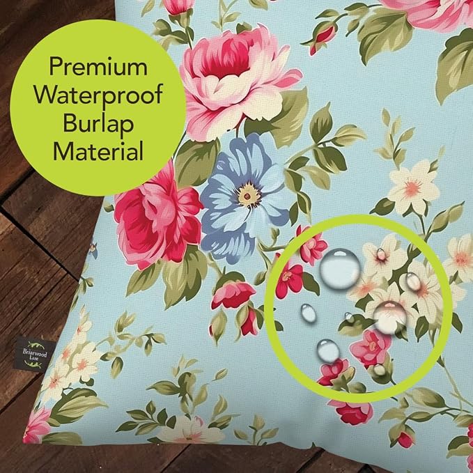 Briarwood Lane Spring Indoor/Outdoor Pillow 17x17 Spring Floral for Spring Pillow
