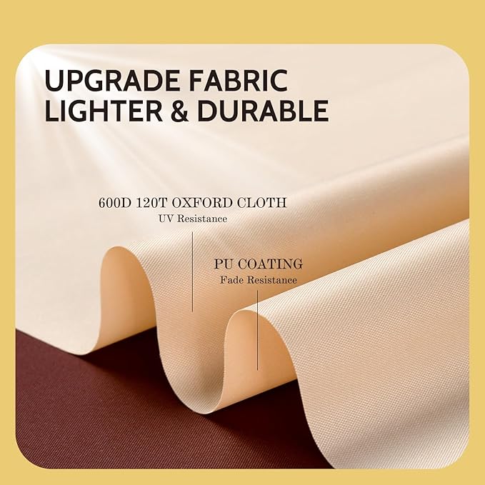 COSFLY Waterproof Patio Furniture Table Covers Durable, Rectangular Outdoor Coffee Table Covers - Fits up to 74L x 47W x 28H inches