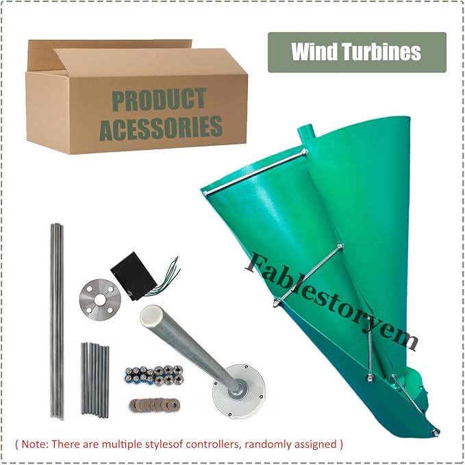12000W Vertical Wind Power Turbine Generator Kit,12V/24V/48V Portable Maglev Wind Turbine Generator with Charge Controller for Boats Cabins Mobile Homes,A-24V