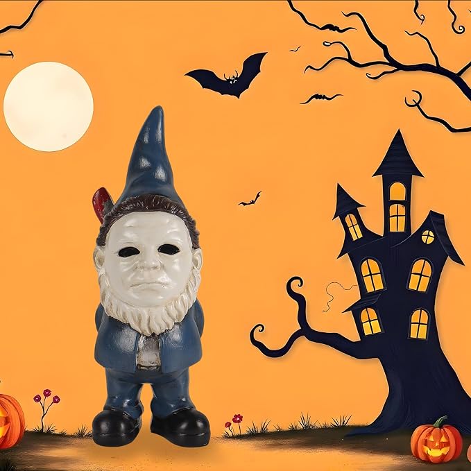 SPINNDO Gnome Halloween Decor Indoor Boo Basket Stuffers Home Decor (Blue)