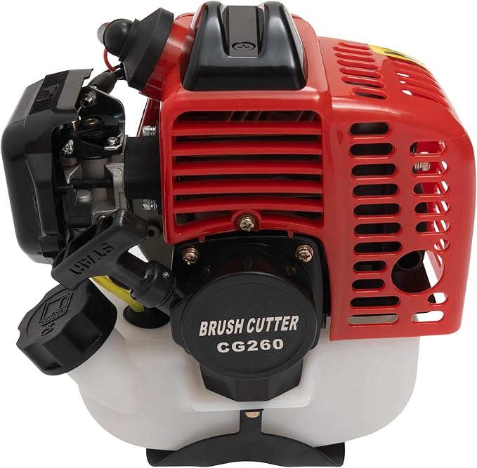2-Stroke 26CC Weed Eater/Wacker Gas Powered, 650W Weed Eater Lawn Edger with 2 Blade Heads, Handle & Shoulder Strap Included, 4-in-1 Care Tools Pole Saw Single-Cylinder Air-Cooled