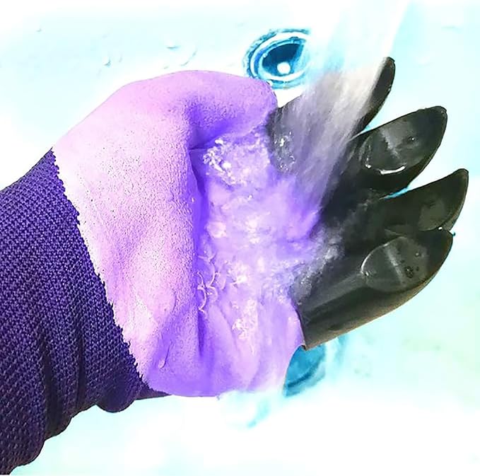 Garden Gloves with Claws for Women and Men,One Size | 2 Pairs, Both Hands, Easy Digging and Planting, Yard Work Safe