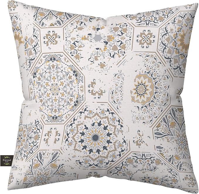 Briarwood Lane Everday Indoor/Outdoor Pillow 17x17 Distressed Tiles for Everday Pillow