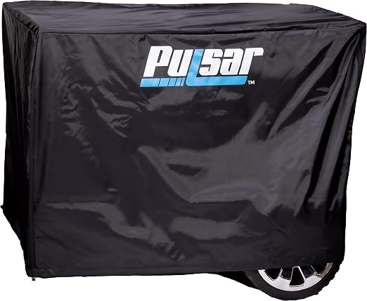 Pulsar 7250W Super Quiet Dual Fuel Remote Start Inverter Generator & Waterproof Polyester Generator Cover Bundle