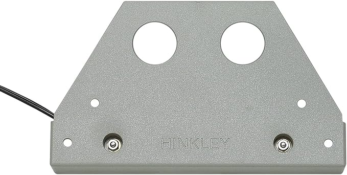 Hinkley Landscape Lighting Nuvi 15446TT-10 Medium Hardscape Lights (Set of 10), Vinyl Alloy, Low-Profile Housing, Mounting Bracket, Dimmable, Titanium