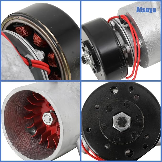 1000W Aluminum Alloy Micro Hydroelectric Generator 220V Water Turbine High Power Hydroelectric Generato r, 3500RPM Permanent Magnet Generator For Home, Outdoor