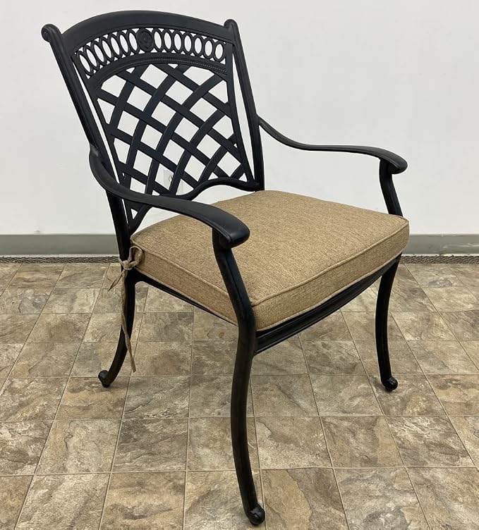St Augustine Outdoor Cast Aluminum Powder Coated 11-Piece Dining Set with Extendable 48X132 Table (with 10 Regular Chairs)