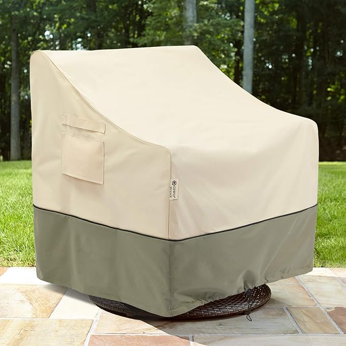 COSFLY Patio Furniture Covers Waterproof, Outdoor Chair Covers 1 Pack Heavy Duty - Fits up to 29W x 30D x36H Inches (1 Pack)