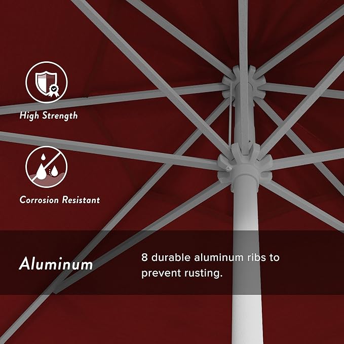 California Umbrella 9' Rd Aluminum Patio Umbrella