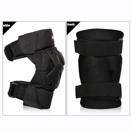 GLEIM Work Knee Pads Heavy Duty 1 Pair Adjustable Gardening | EVA Memory Foam,PP Hard Shell,Impact Resistant,Military-Grade Rivets,Ventilated,For Construction,Gardening,Flooring