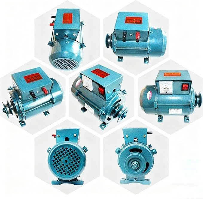 3.5kw/5kw/7kw Permanent-Magnet Generator 220V, Pure Copper Wire With Voltage Regulator Brushless Generator, Belt-Driven 3500W / 5000W / 7000W Low Maintenance For Lighting/Home Use(5000W)