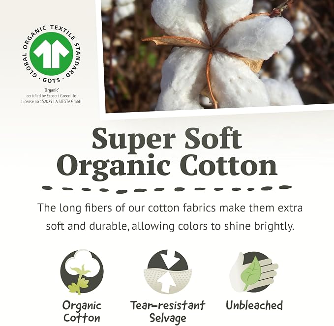 LA SIESTA Flora Chilli - Organic Cotton Family Classic Hammock Size King