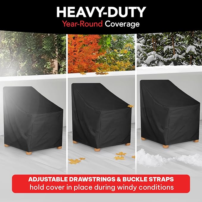 24x24x36 UV-proof Waterproof Furniture Patio Cover 24L x 24W x 36H breathable dust proof sofa table chair storage bar high chair color black sectional armless 24 inches 24 inches 36 inches
