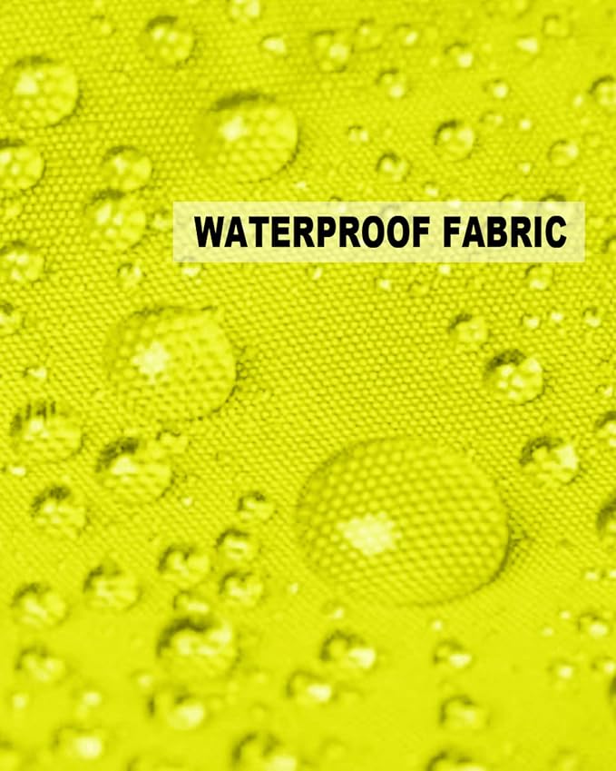 Outdoor Waterproof Throw Pillow Covers Set of 2 Lemon Yellow Lumbar Pillowcases 20x12 Inches Gradient Gradual Color Patio Decorative Pillows Cushion Case Patio Pillows for Couch Bed Chair Garden