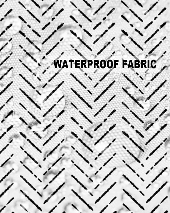 Black White Striped Outdoor Pillow Covers Waterproof,All Weather Cushion Case Set of 2 Decorative Pillowcases for Sofa Couch Bed Decor Patio Furniture 18"x18" Contemporary Minimalist Geometric
