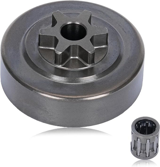 Sprocket Clutch Drum for Echo CS-310 CS-352 CS-353ES Chainsaw Parts for Shindaiwa 305S 340S Replace A556000543 A556000541 3/8" 6T with Bearing