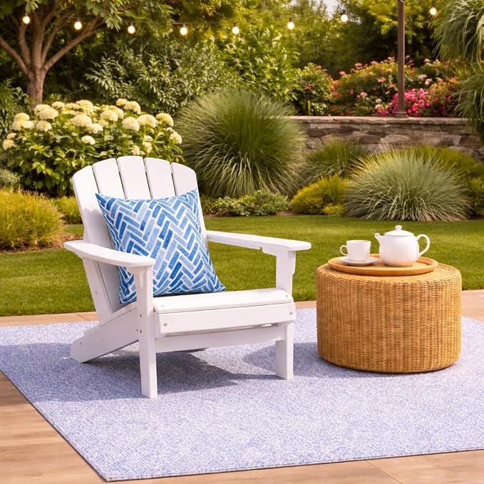 2 Pack Outdoor Throw Pillows, 18x18 Decorative Pillows with Insert, Waterproof Patio Cushions for Garden, Porch, Poolside, Soft Outdoor Pillows Decorative Pillow Covers for Indoor Outdoor