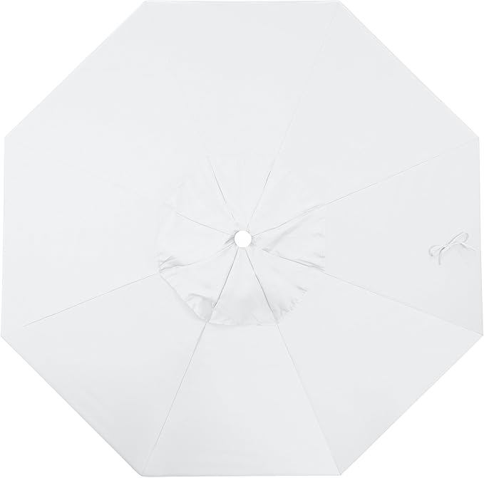 California Umbrella Replacement Canopy Cover in Sunbrella Natural Umbrella, 9' Round