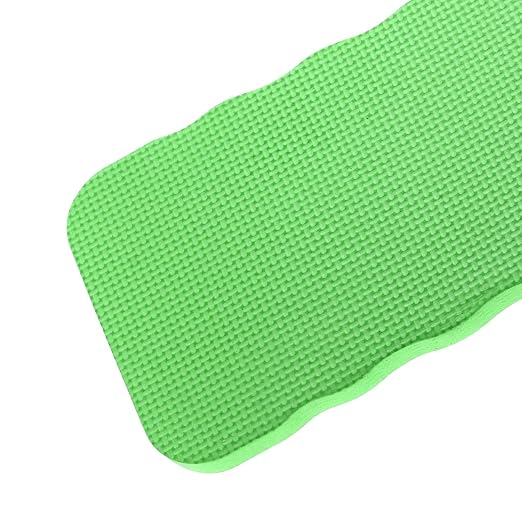 6 Pack16x7x0.8 Inch Garden Kneeling Pads, Foam Thick Knee Pad, Kneeler Mat for Long Gardening Hours, Yoga, Prayer and Exercise (Green)